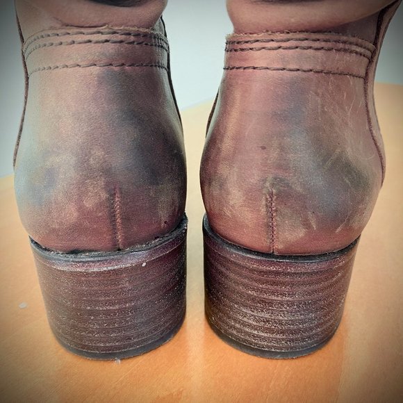 Halogen Tall Distressed Leather Riding Boot - Like New! - Picture 8 of 14